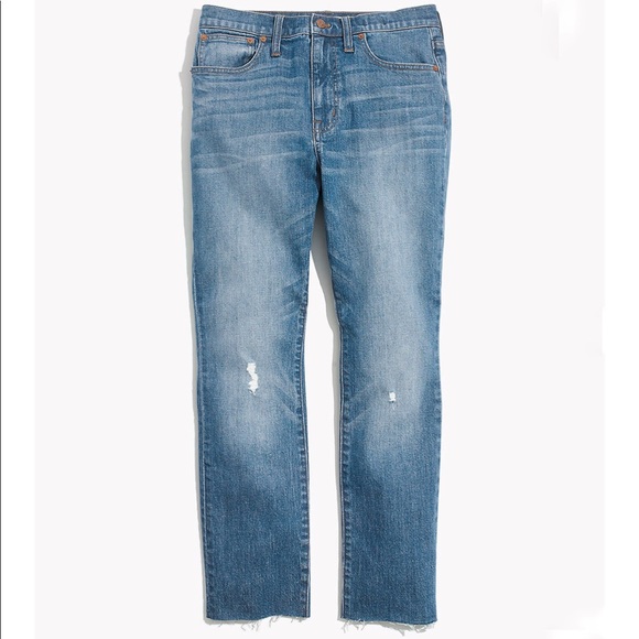Madewell Denim - Madewell High Rise Slim crop Boyjean (Size: 26)